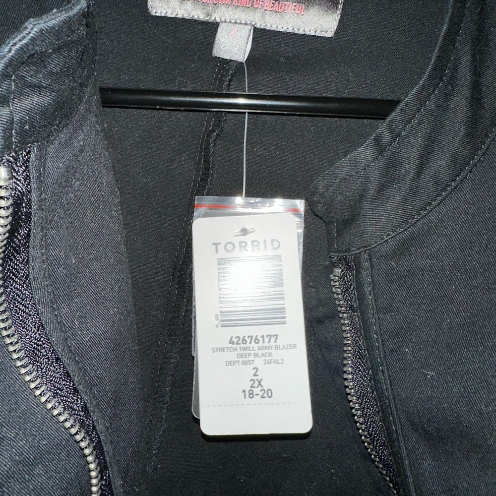 Torrid Black Military Jacket - Picture 2 of 2